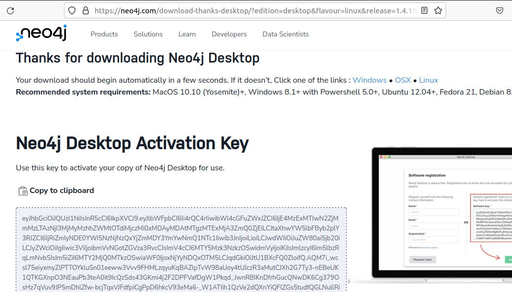 neo4j desktop activation key